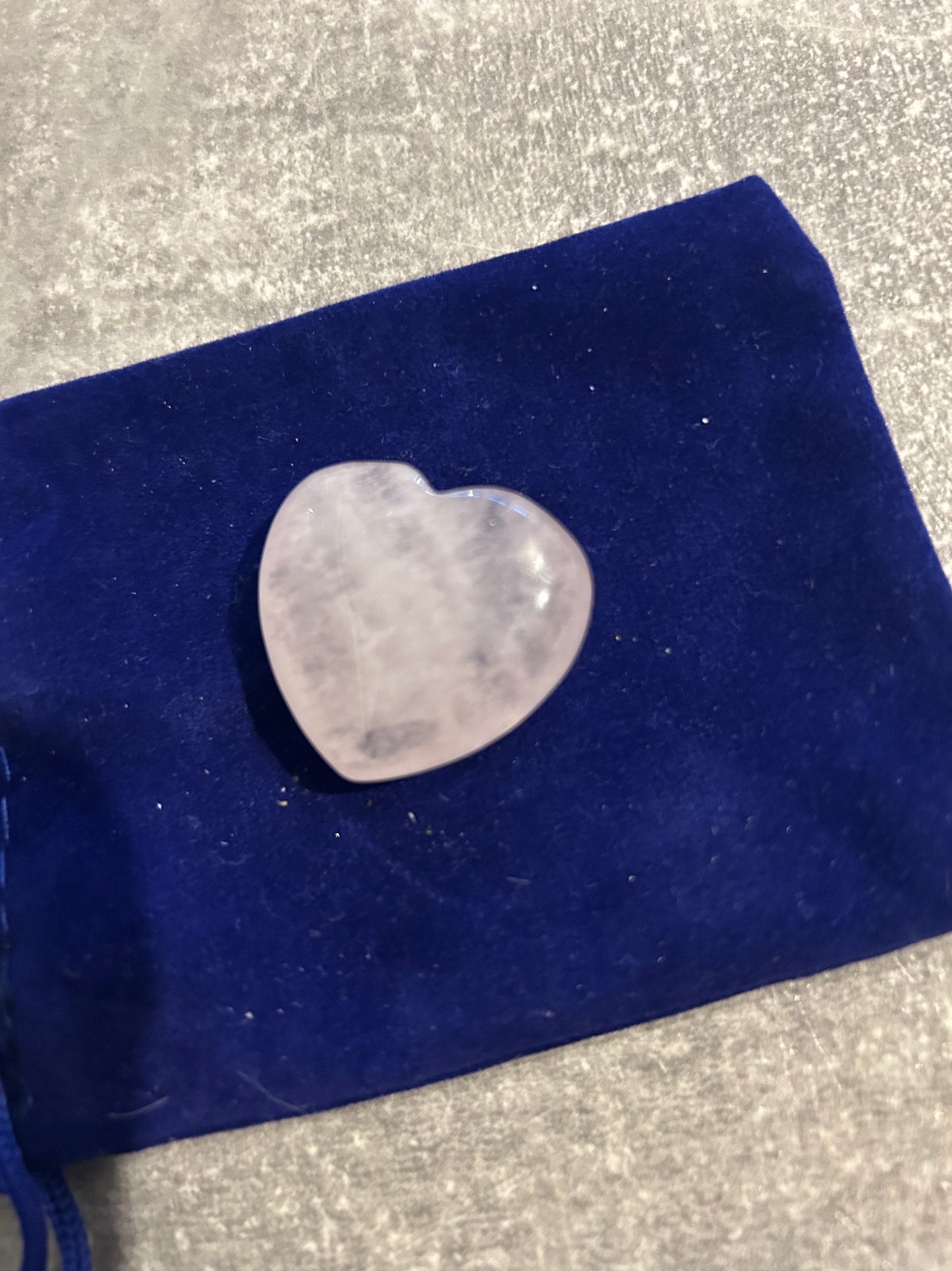 Clear quartz Heart
