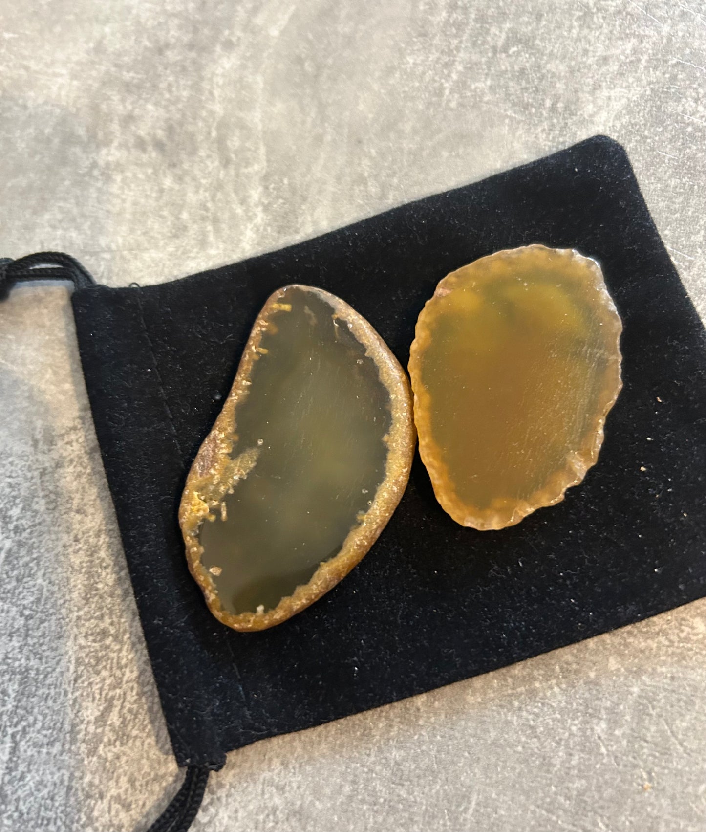 Orange Agate Slice