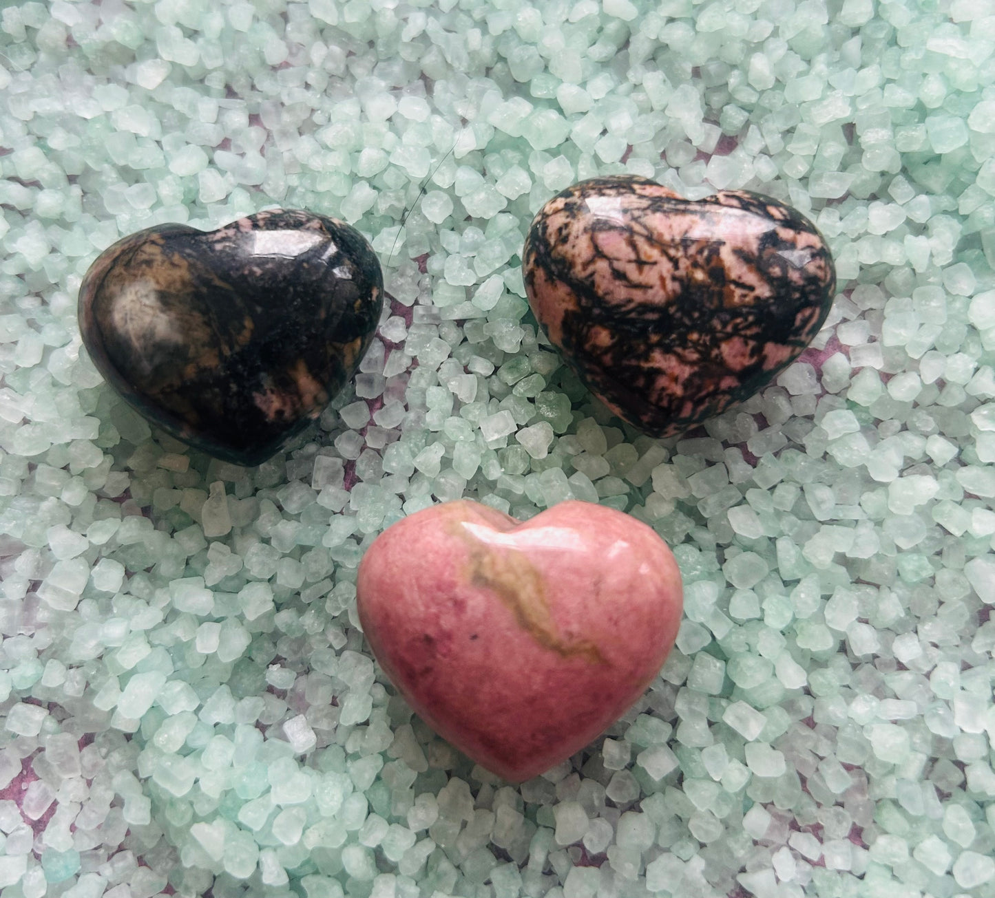 Rhodonite Hearts
