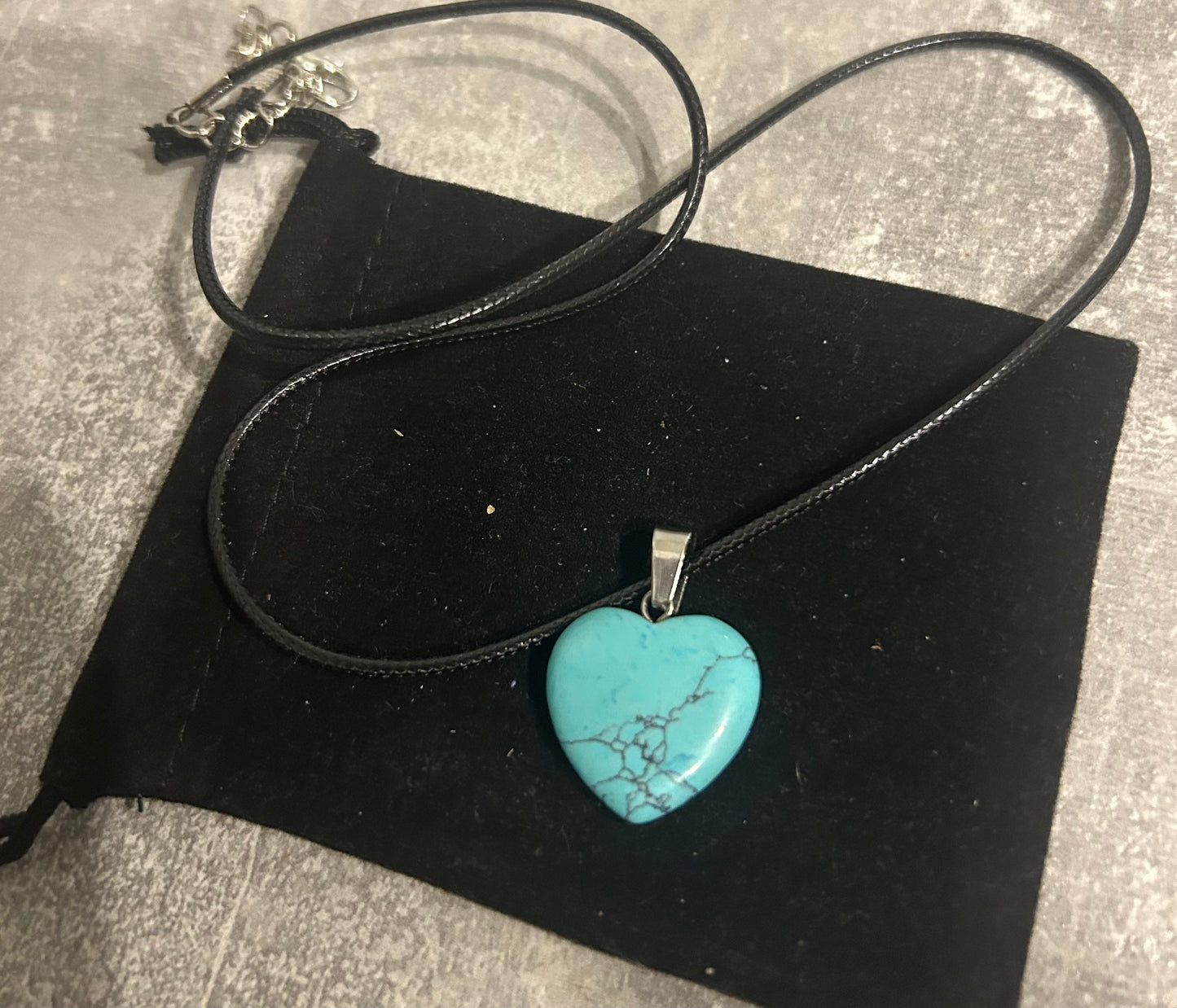Turquoise Heart Necklace