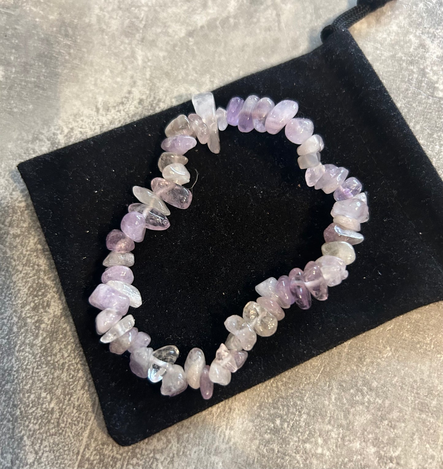 Dream Amethyst Chip Bracelet