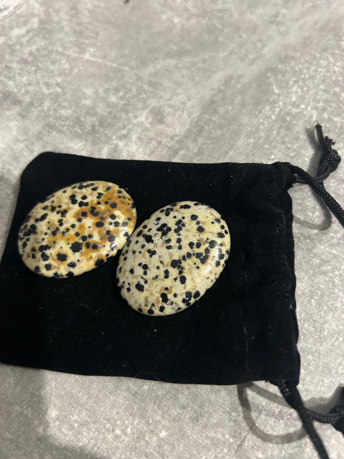 Dalmation Jasper Worry Stone