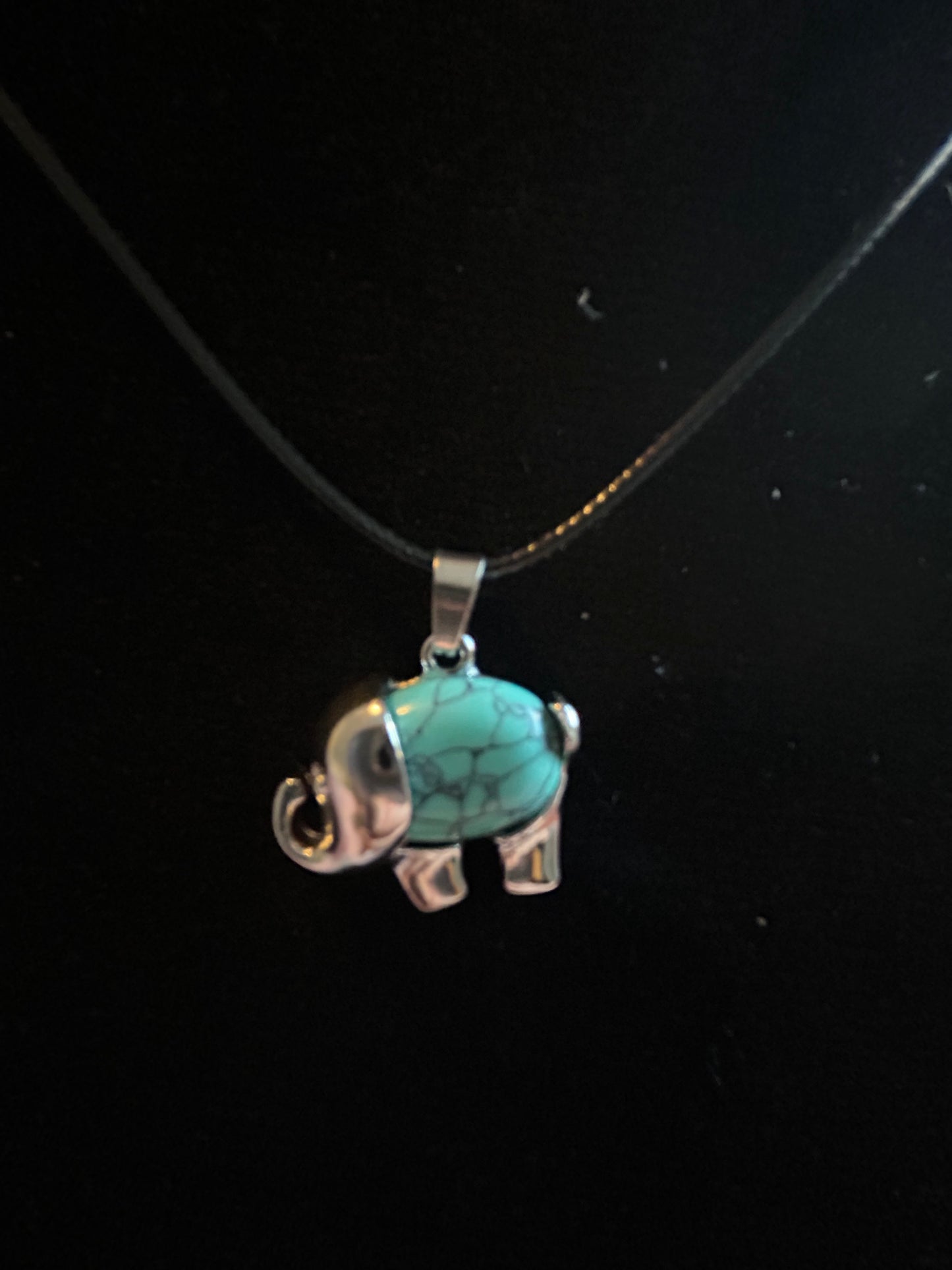 Turquoise Elephant Necklace