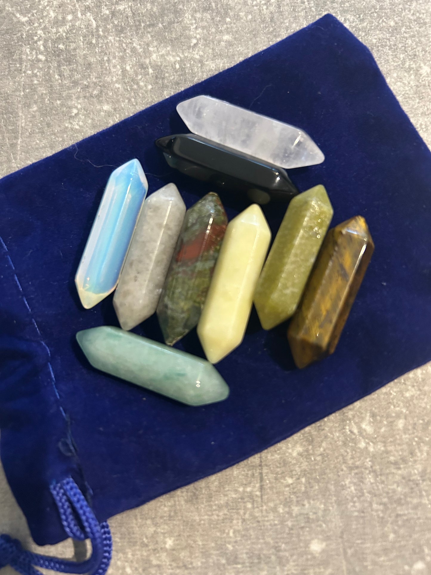 Mixed small double ended points