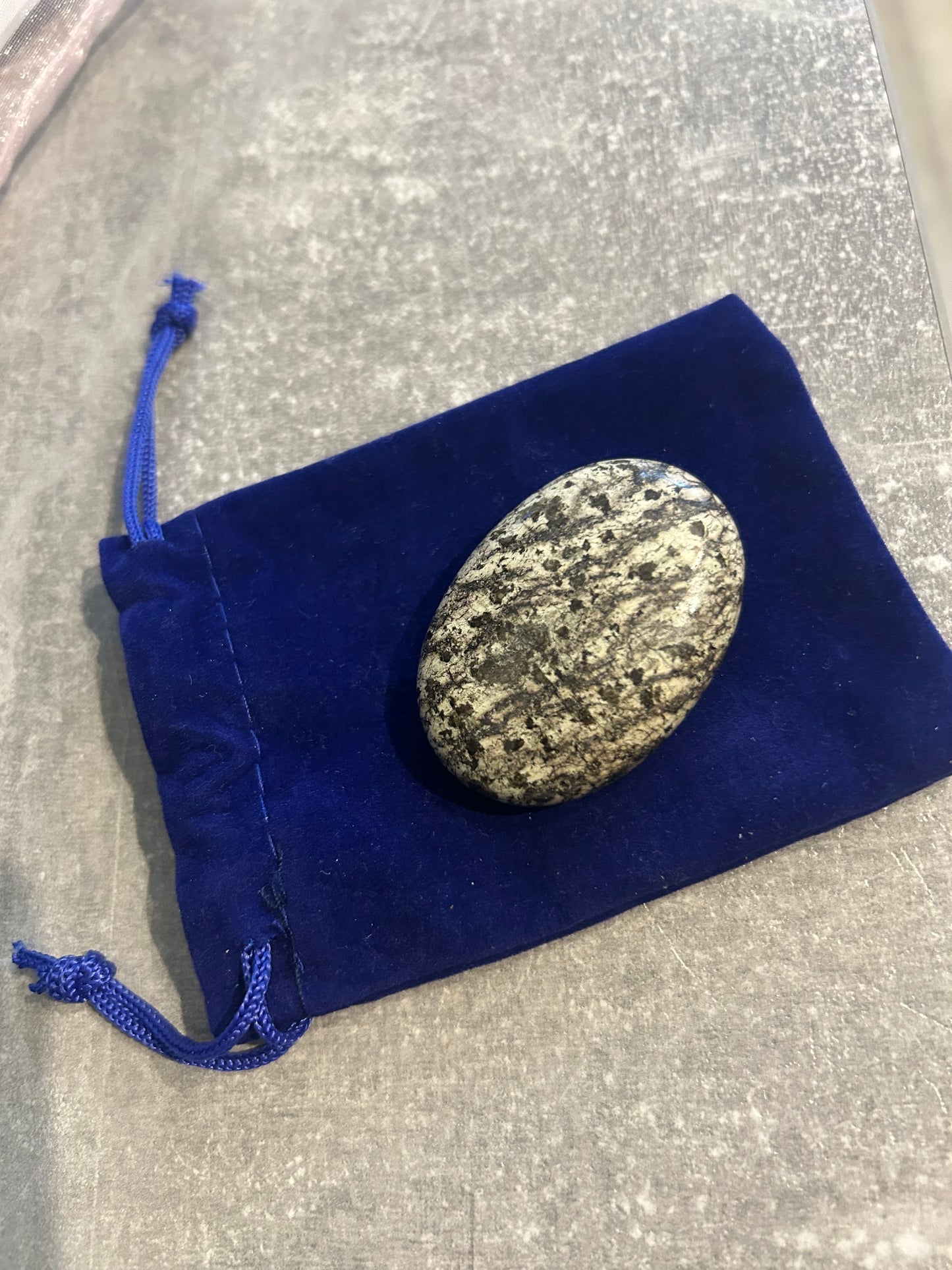 Leopard Skin Jasper Small Palm Stone