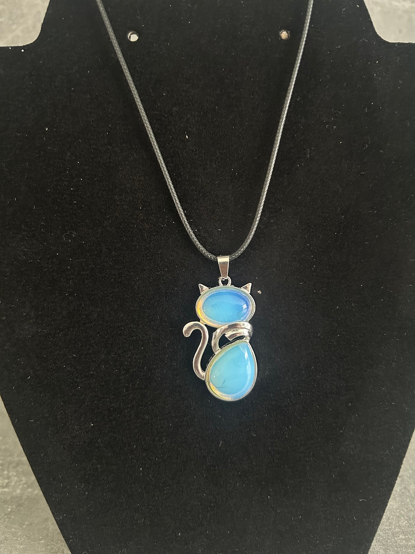 Opalite Cat Necklace