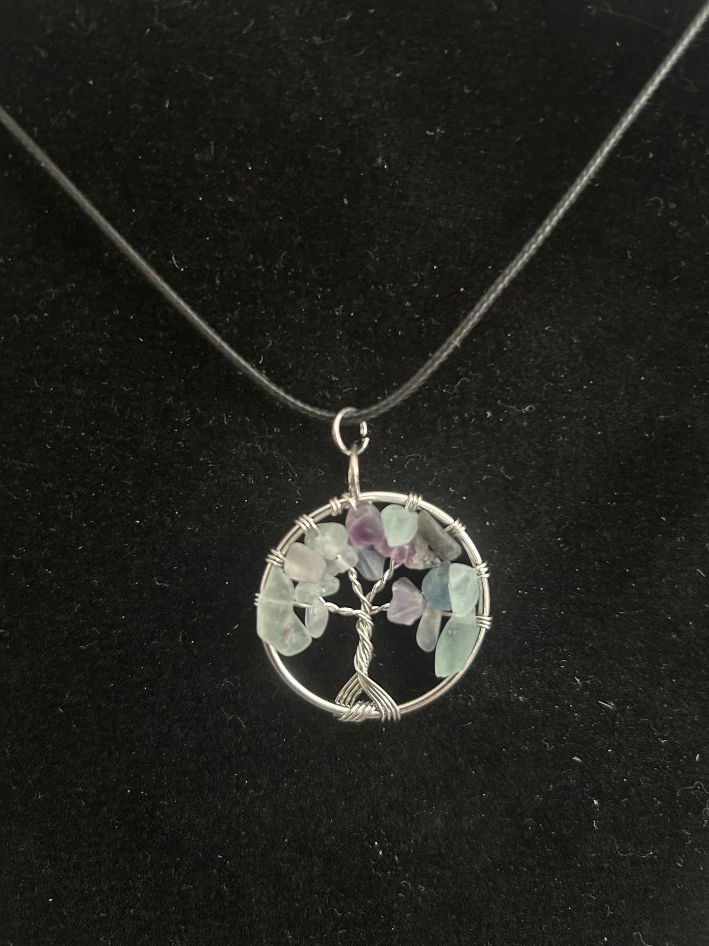 Fluorite Tree of Life Necklace