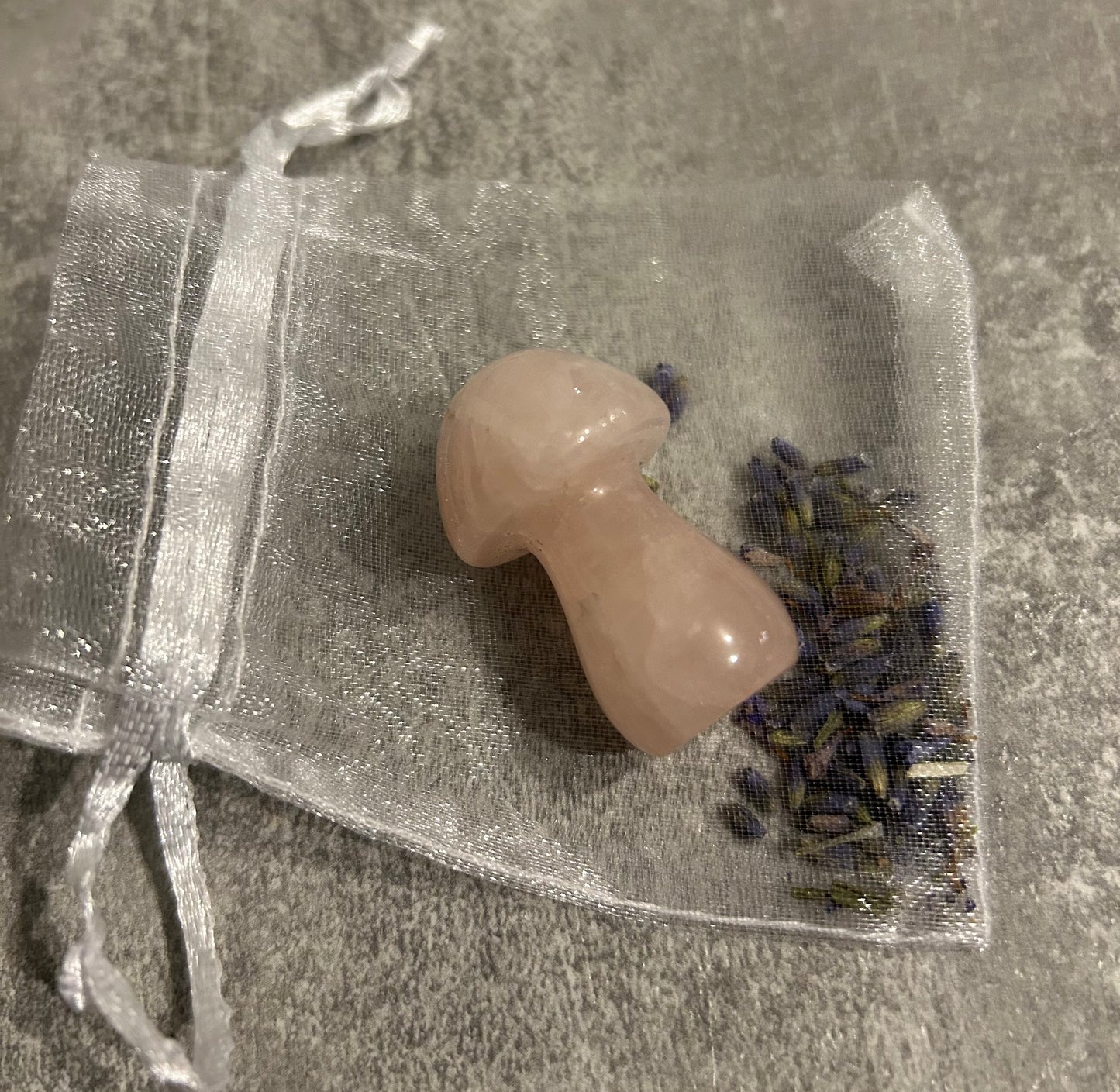 Big Rose Quartz Mushroom