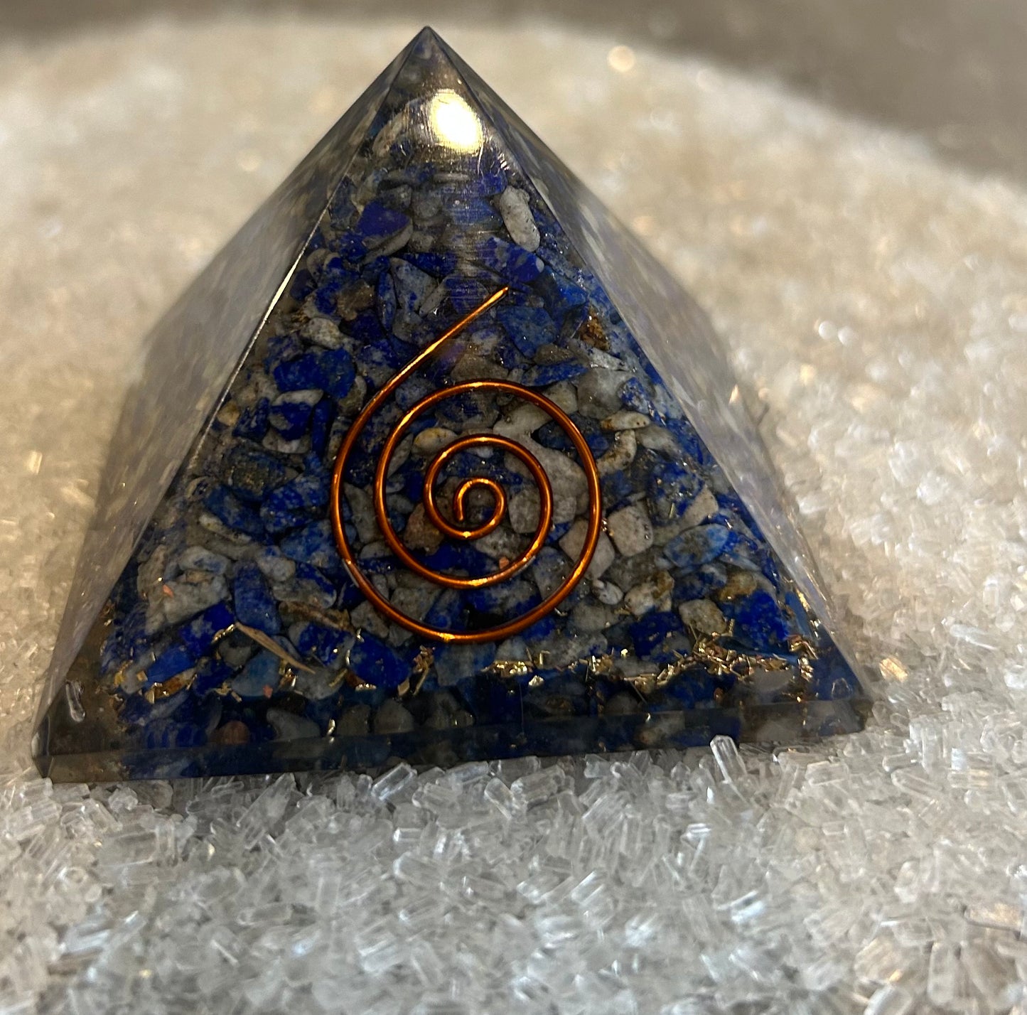 Sodalite Orgone Reiki Healing Tower 5.5cm x 5.5cm
