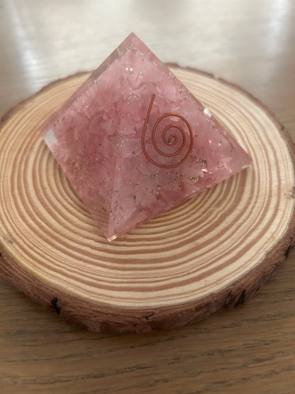Rose Quartz Pyramid