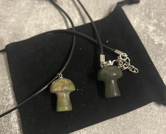 Jade Mushrooms Necklace