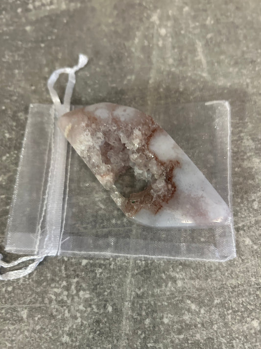 Pink Amethyst With Druzy