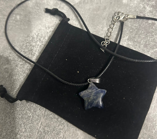 Sodalite Star Necklace