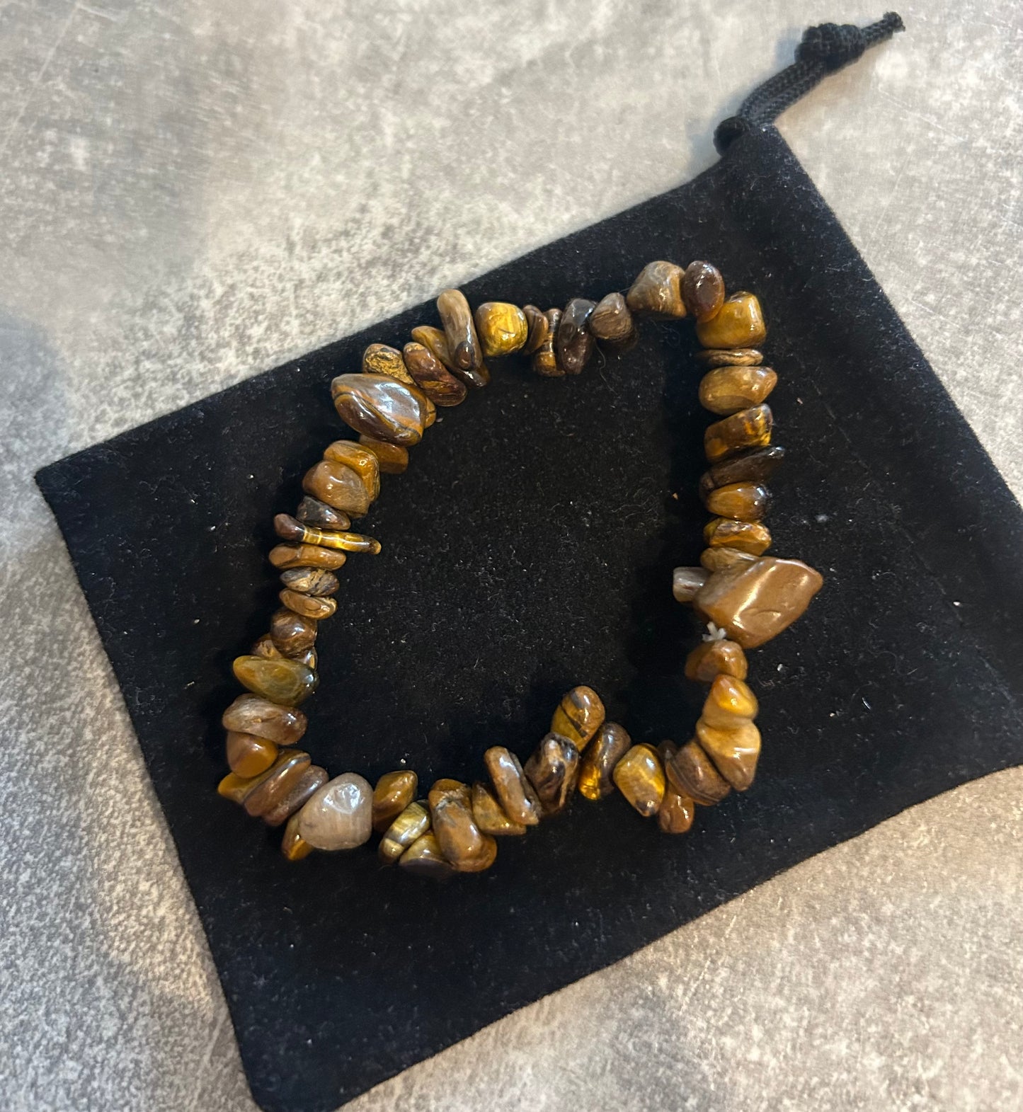 Tiger Eye Chip Bracelet
