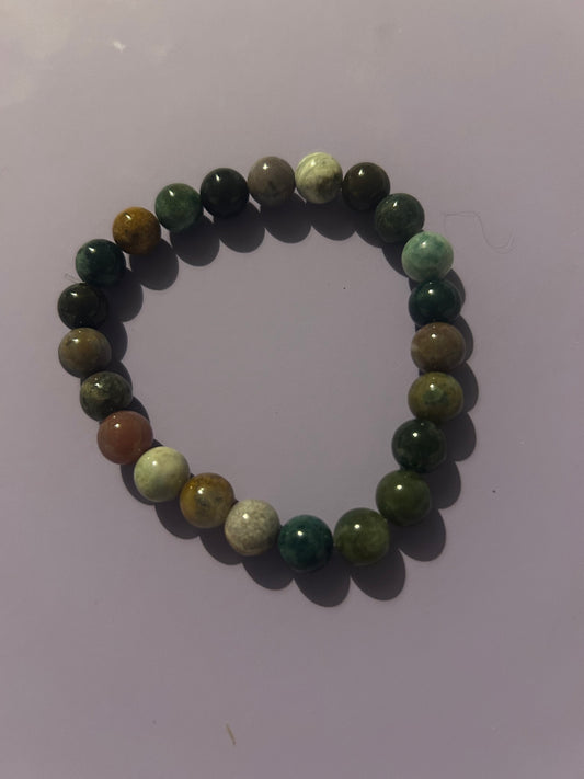 Ocean Jasper Beaded Bracelet