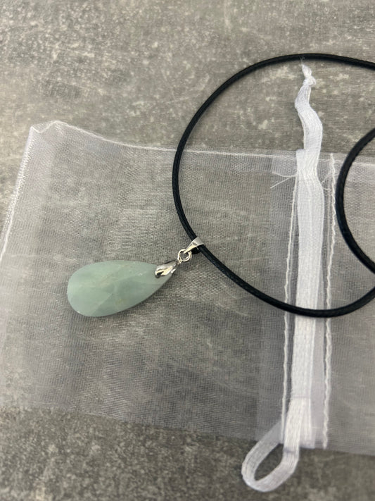 Amazonite Teardrop Pendant