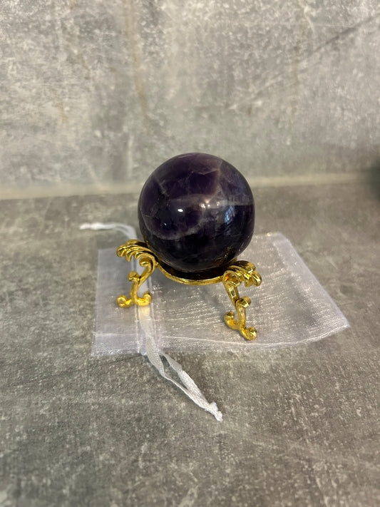 Amethyst Sphere And Stand