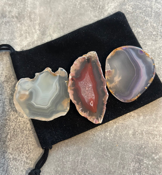 Flower Agate Slice
