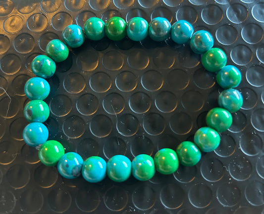 Chrysocolla Beaded Bracelet