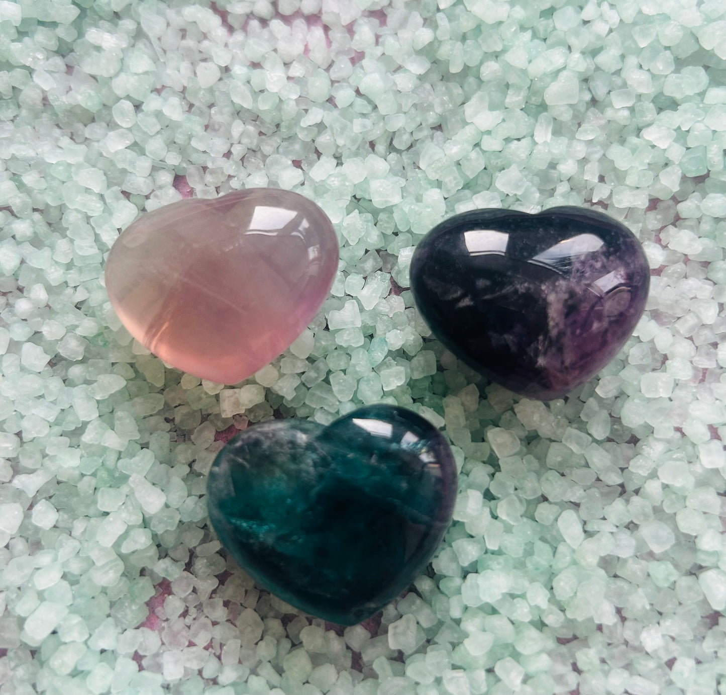 Fluorite Hearts