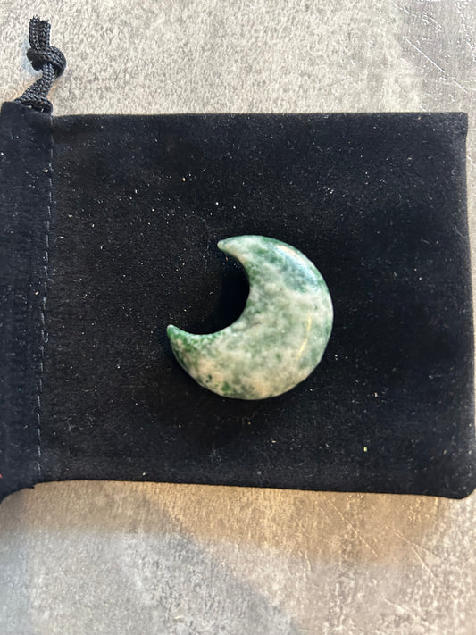 Moss Agate Moon