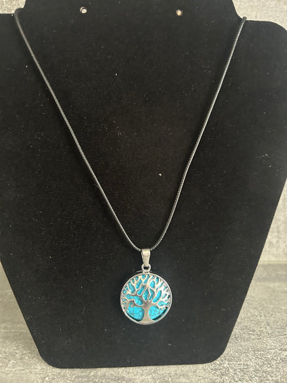 Turquoise Tree Of Life Pendant