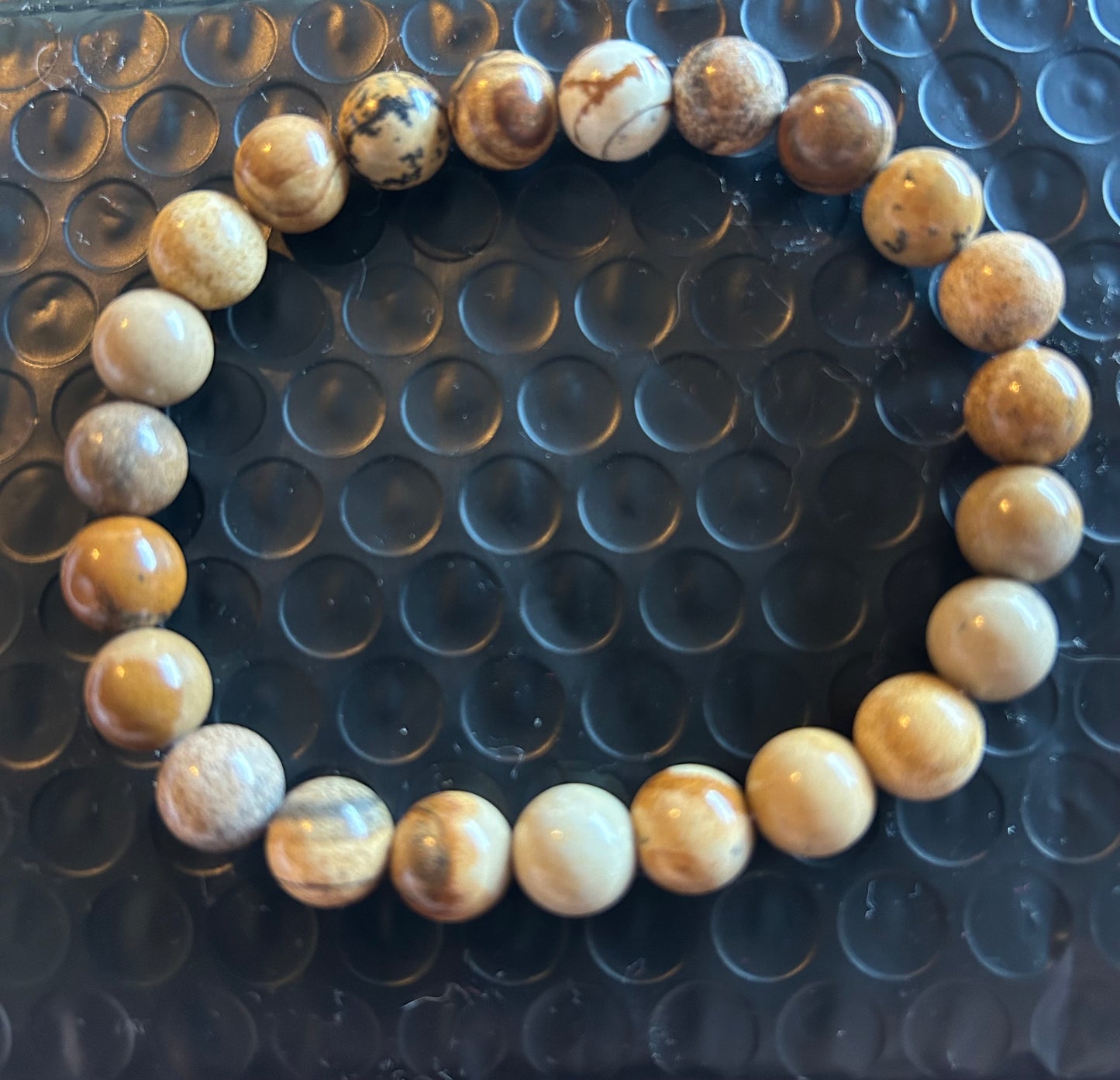 Polychrome Jasper Beaded Bracelet