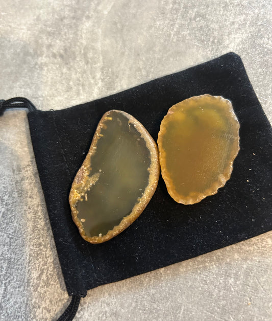 Orange Agate Slice