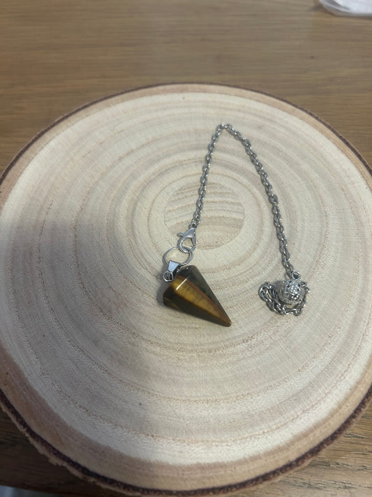 Tigers eye Pendulum