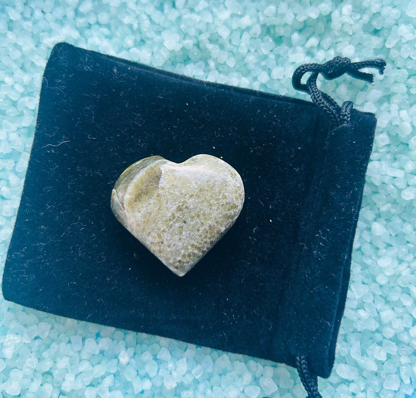 Vesuvianite Puff heart