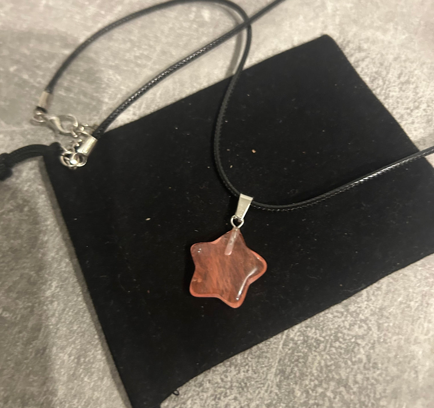 Cherry Agate Necklace