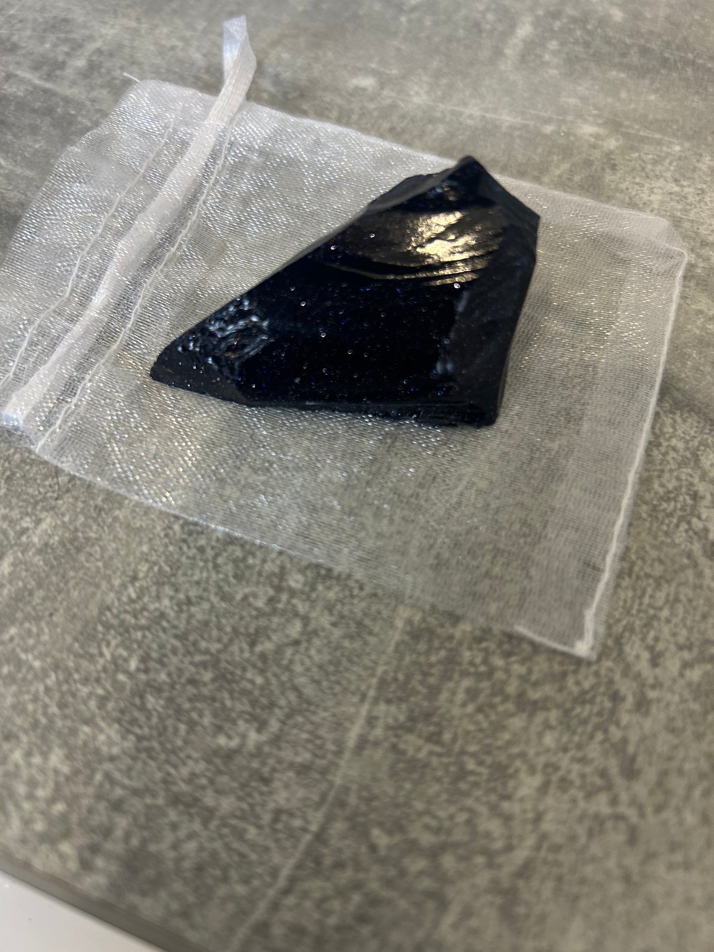 Blue Goldstone Chunk