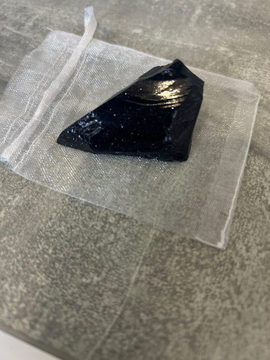Blue Goldstone Chunk