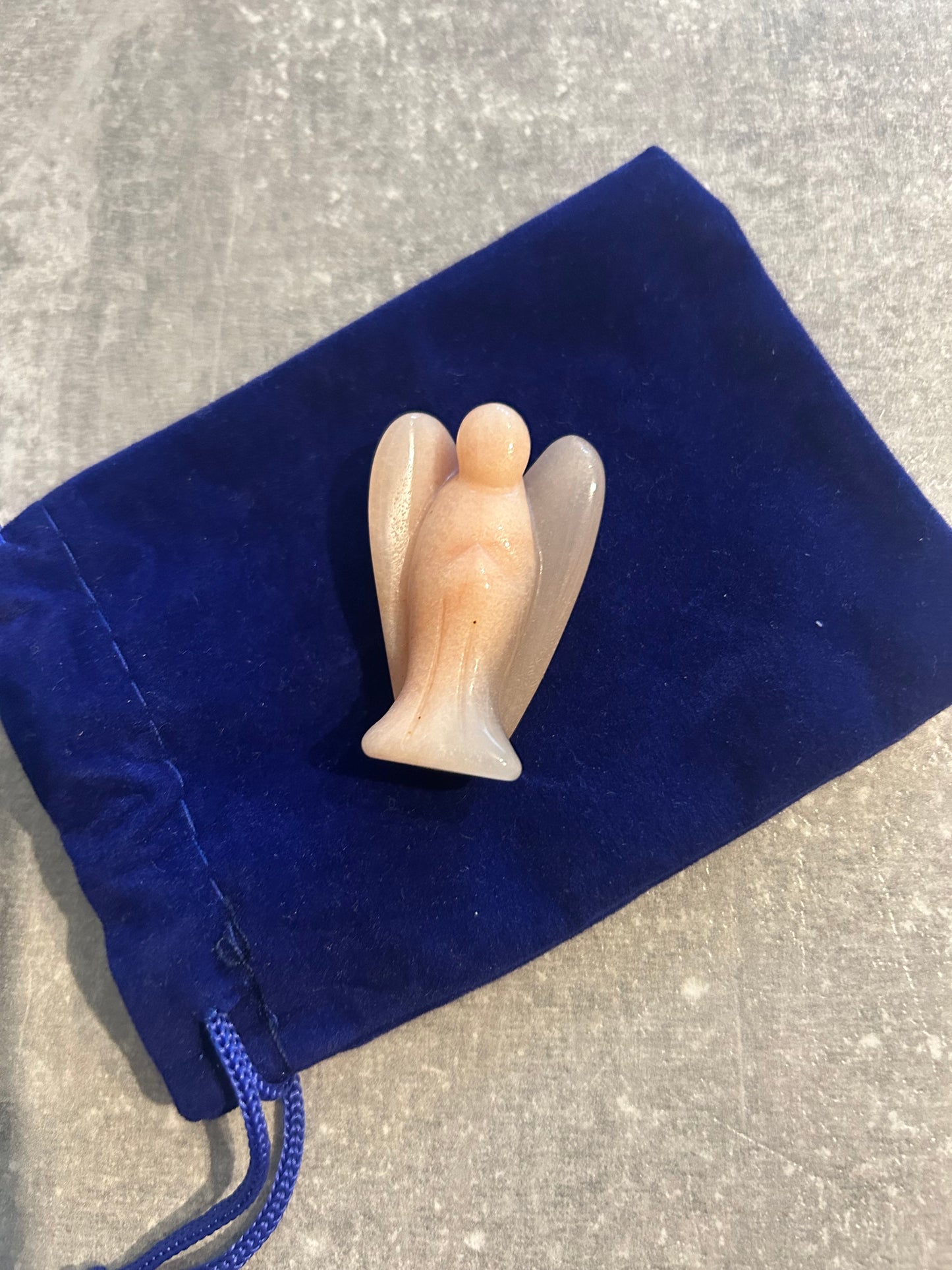 Peach Moonstone Angel