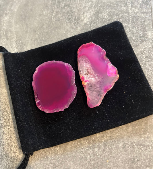 Pink Agate Slice