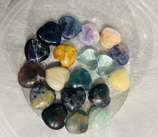 Randomly Chosen Small Puff Hearts