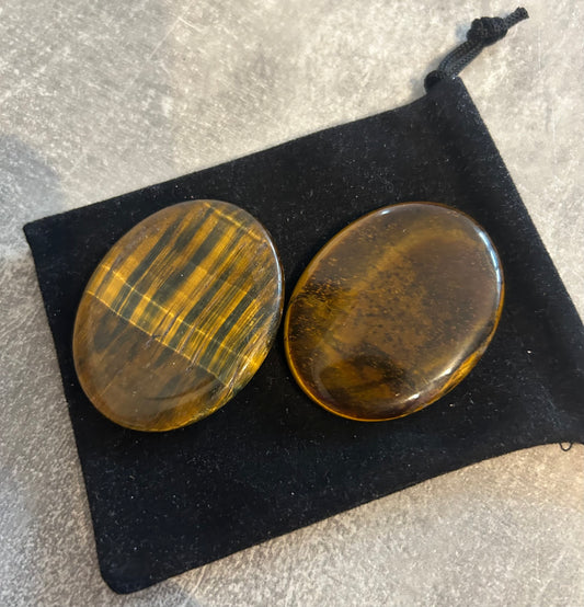 Tiger Eye Worry Stone