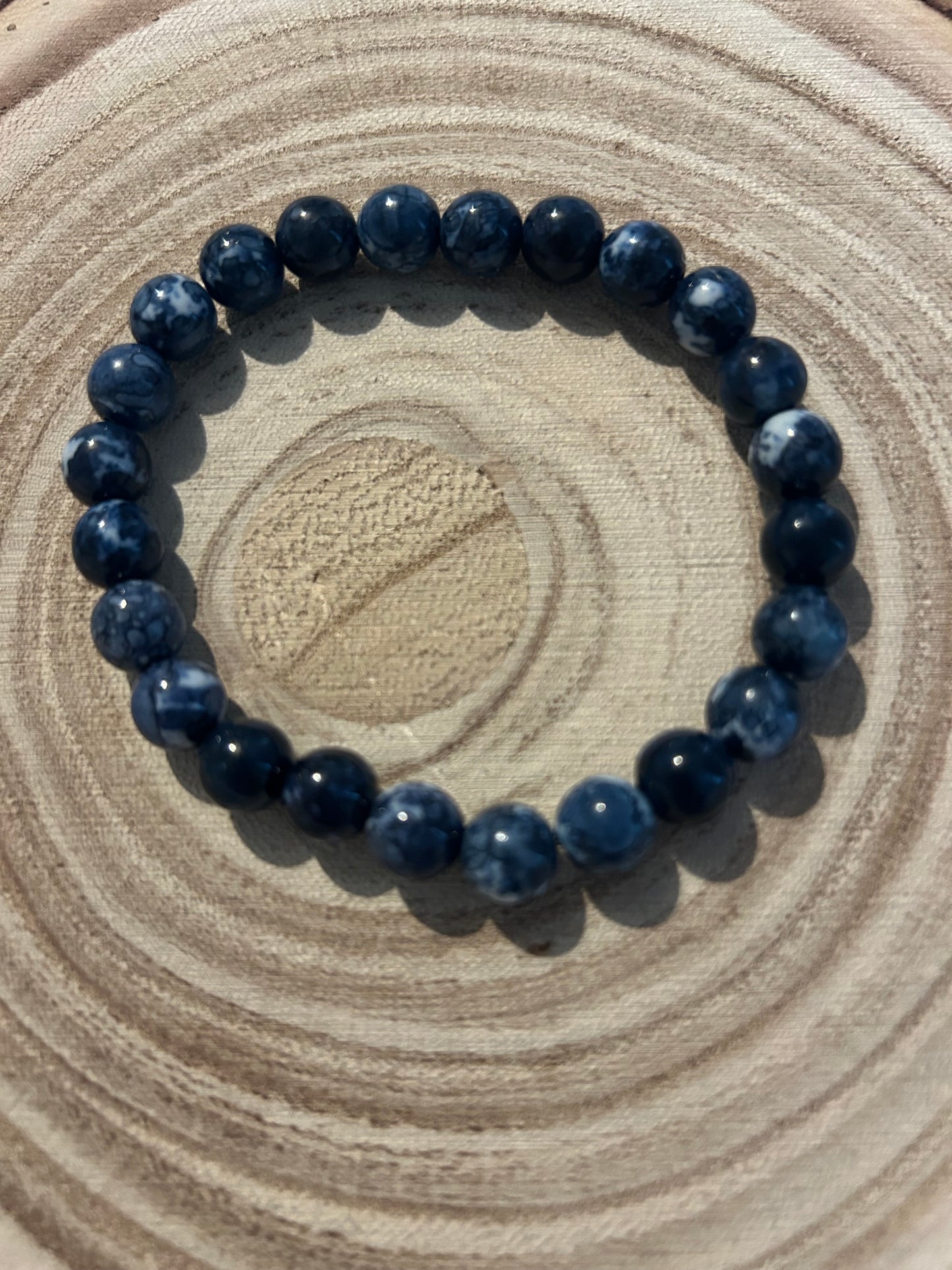 Blue Tigers Eye Bracelet