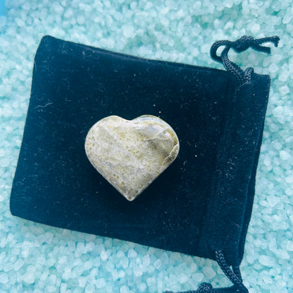 Vesuvianite Puff heart