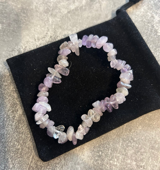 Dream Amethyst Chip Bracelet