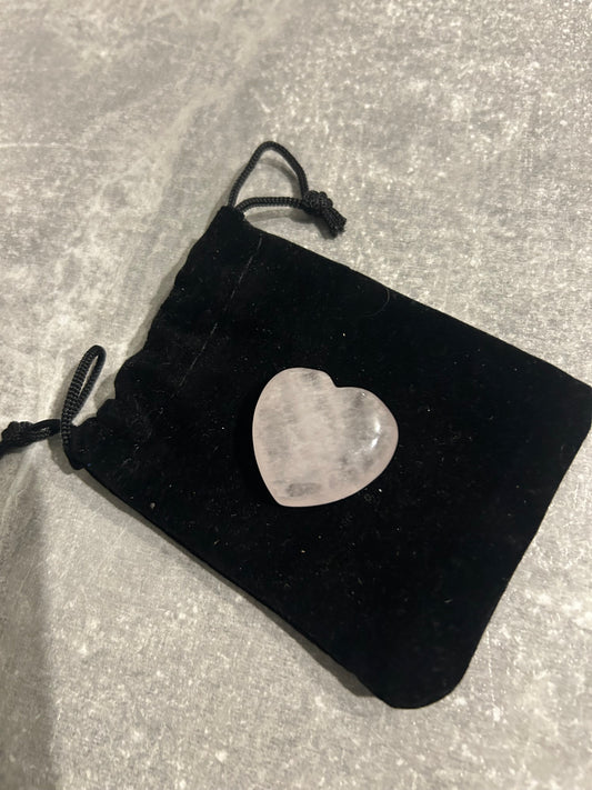 Rose quartz Heart