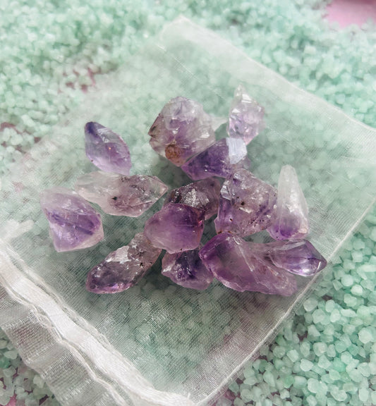 Amethyst Rough Raw Points 2-4cm From Brazil