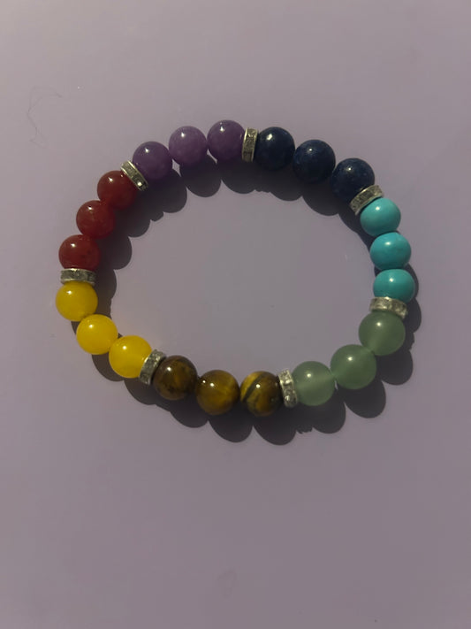Chakra Beaded Bracelet