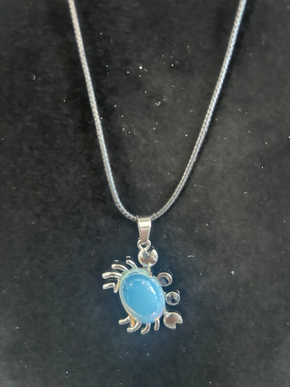 Opalite Crab Necklace