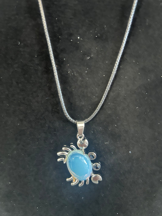 Opalite Crab Necklace