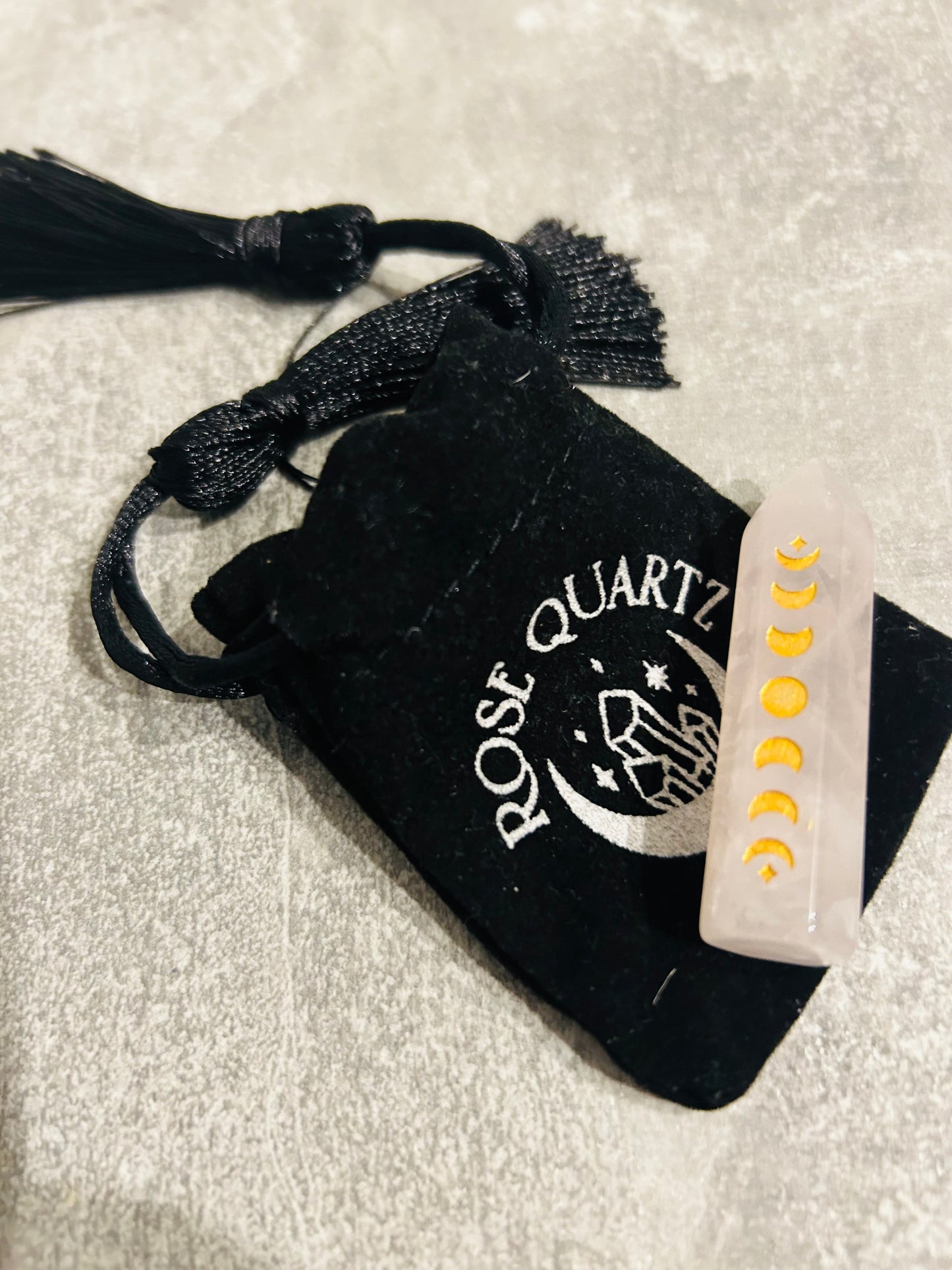 Rose Quartz Moon Phase Tower