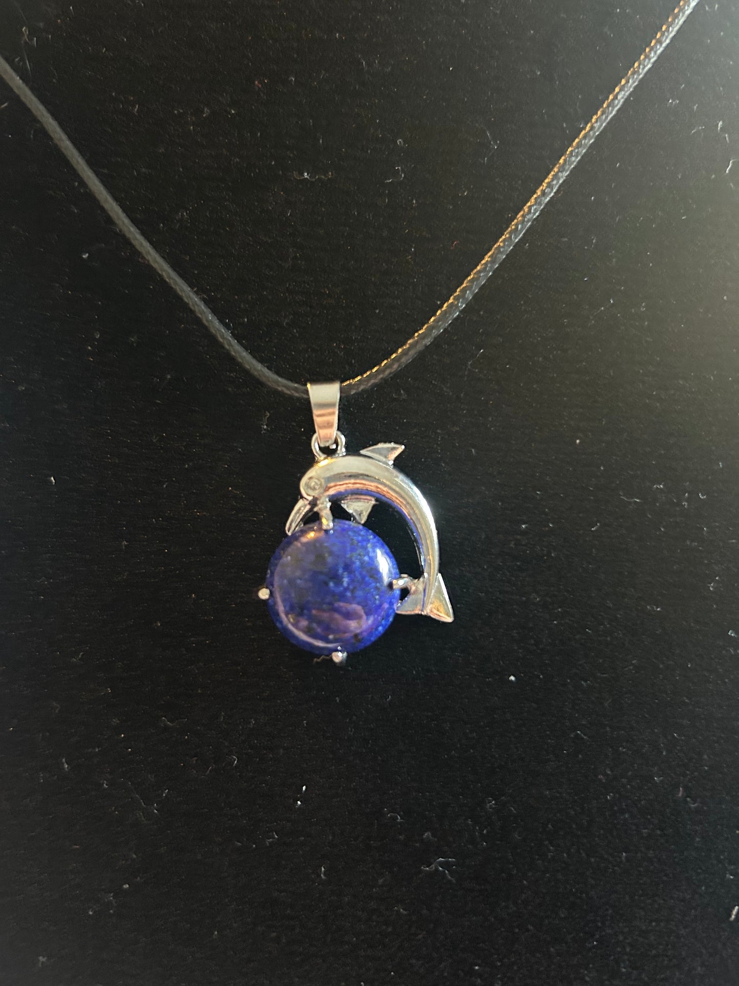 Lapis Lazuli Dolphin Necklace