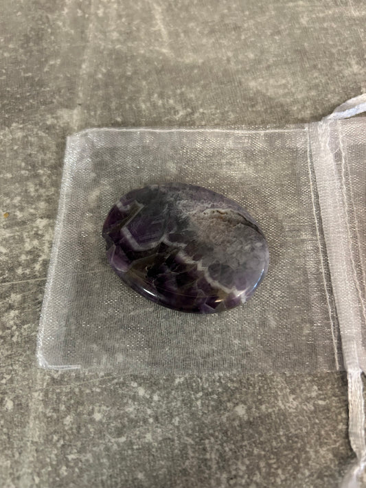 Amethyst Worry Stone
