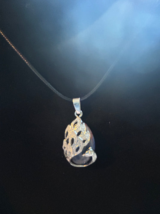 Sodalite Peacock Necklace