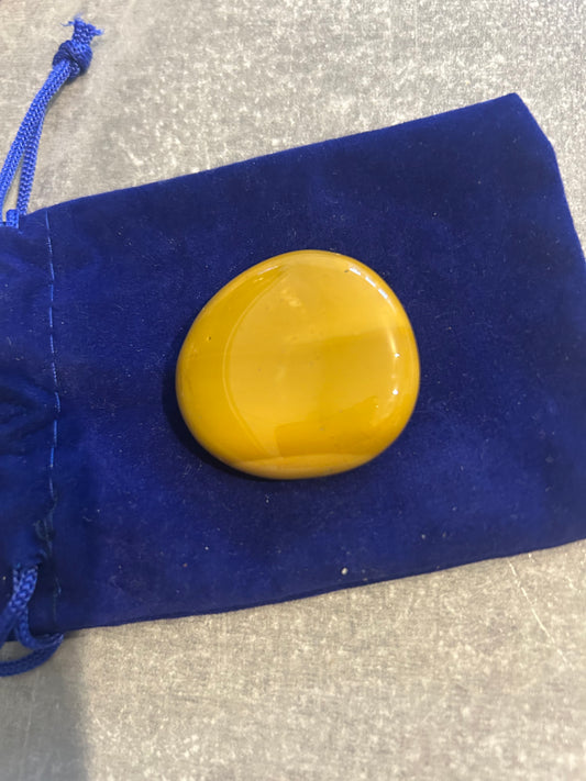 Yellow Jasper Small Palm Stone